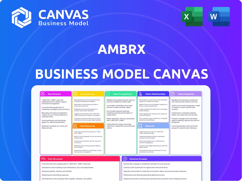 AMBRX BUSINESS MODEL CANVAS TEMPLATE RESEARCH