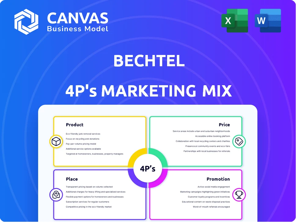 BECHTEL MARKETING MIX TEMPLATE RESEARCH