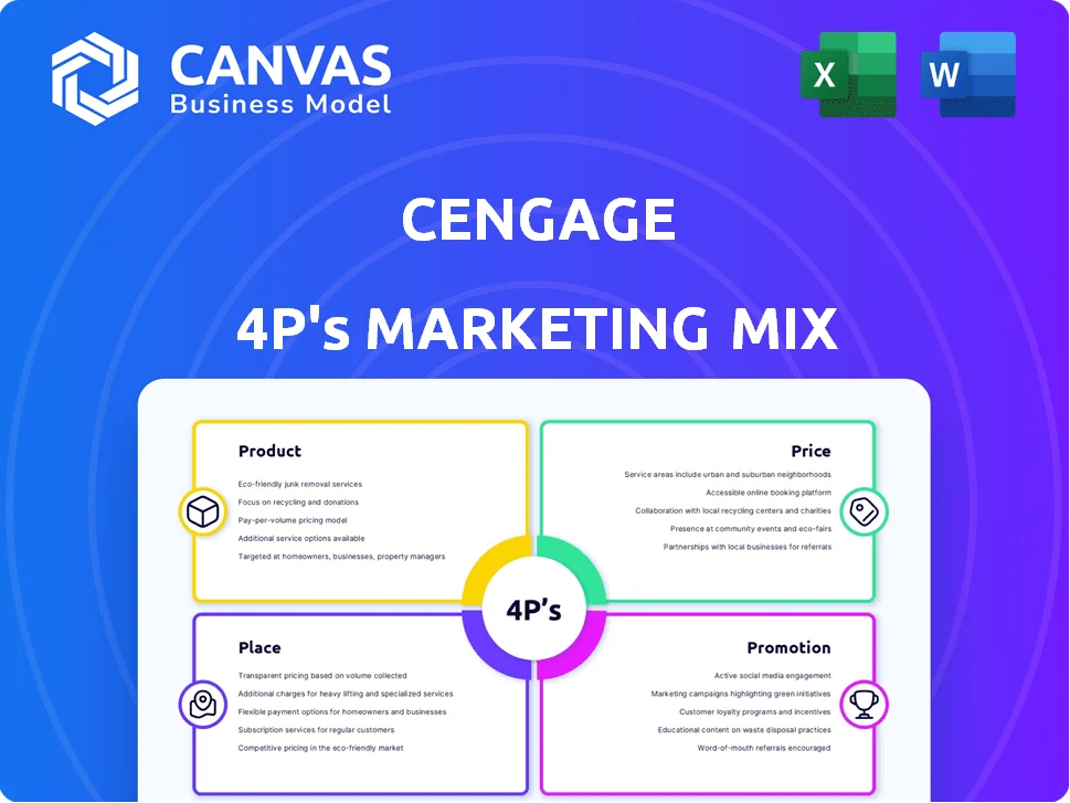 CENGAGE MARKETING MIX TEMPLATE RESEARCH