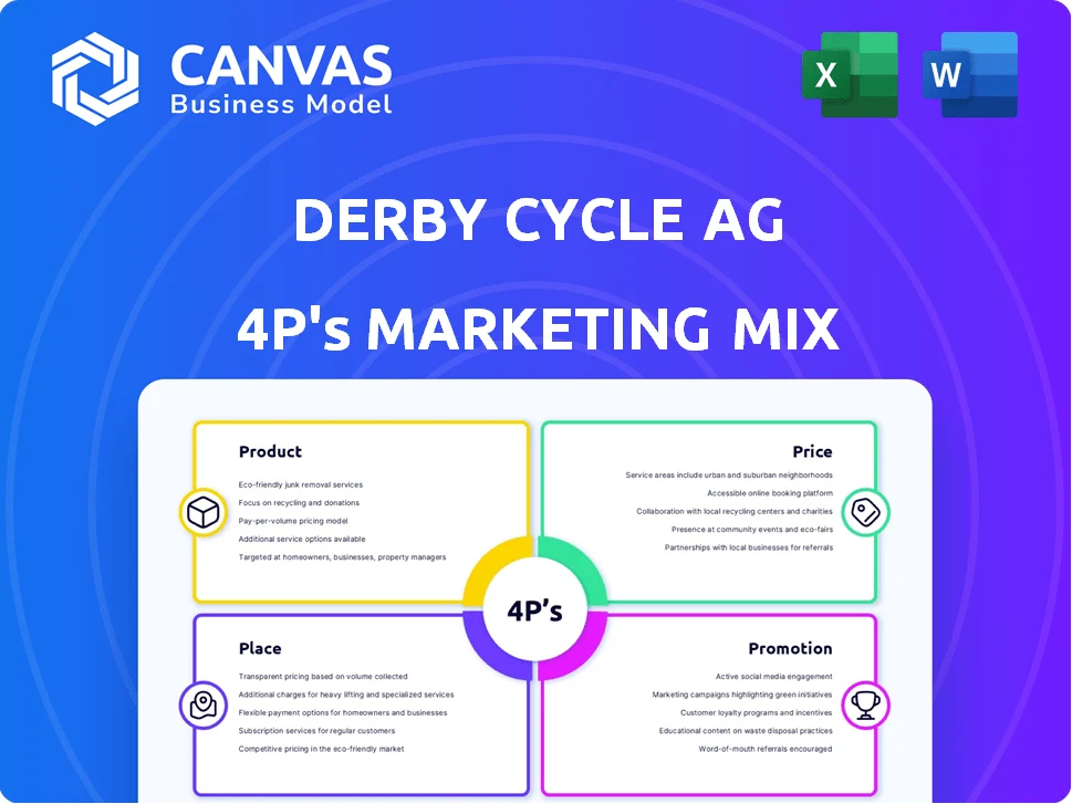 DERBY CYCLE AG MARKETING MIX TEMPLATE RESEARCH