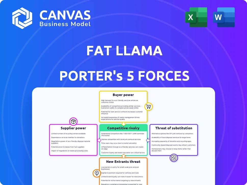 FAT LLAMA PORTER'S FIVE FORCES TEMPLATE RESEARCH