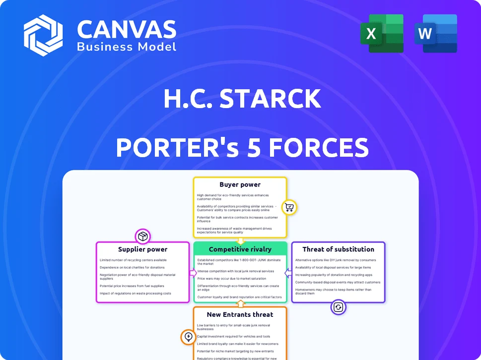 H.C. STARCK PORTER'S FIVE FORCES TEMPLATE RESEARCH