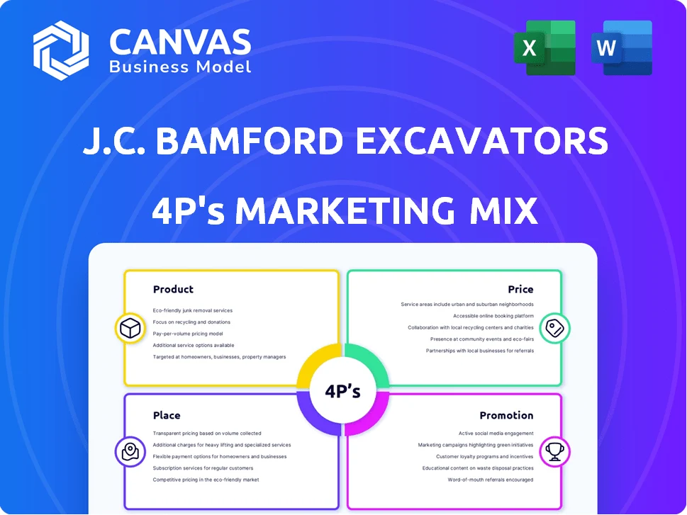 J.C. BAMFORD EXCAVATORS LIMITED (JCB) MARKETING MIX TEMPLATE RESEARCH