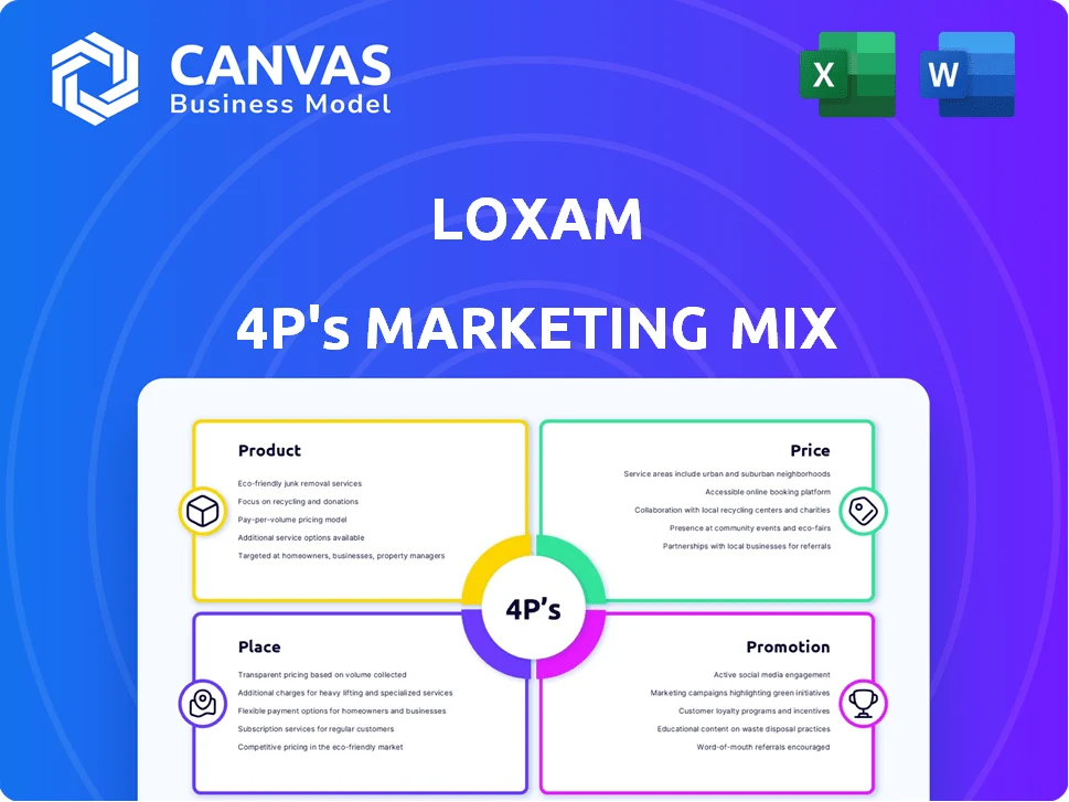 LOXAM MARKETING MIX TEMPLATE RESEARCH