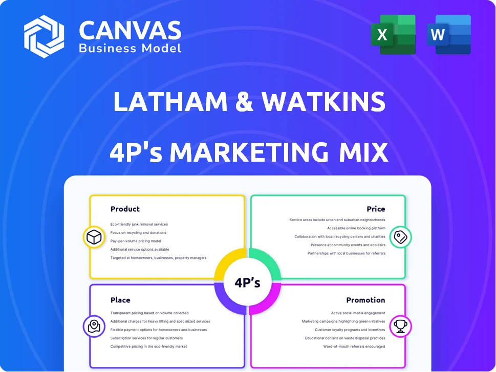 LATHAM & WATKINS MARKETING MIX TEMPLATE RESEARCH