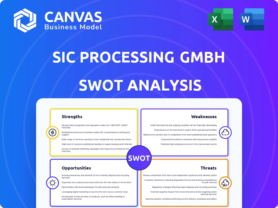 SIC PROCESSING GMBH SWOT ANALYSIS TEMPLATE RESEARCH