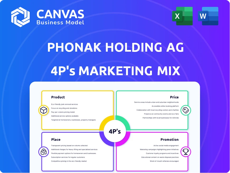 PHONAK HOLDING AG MARKETING MIX TEMPLATE RESEARCH