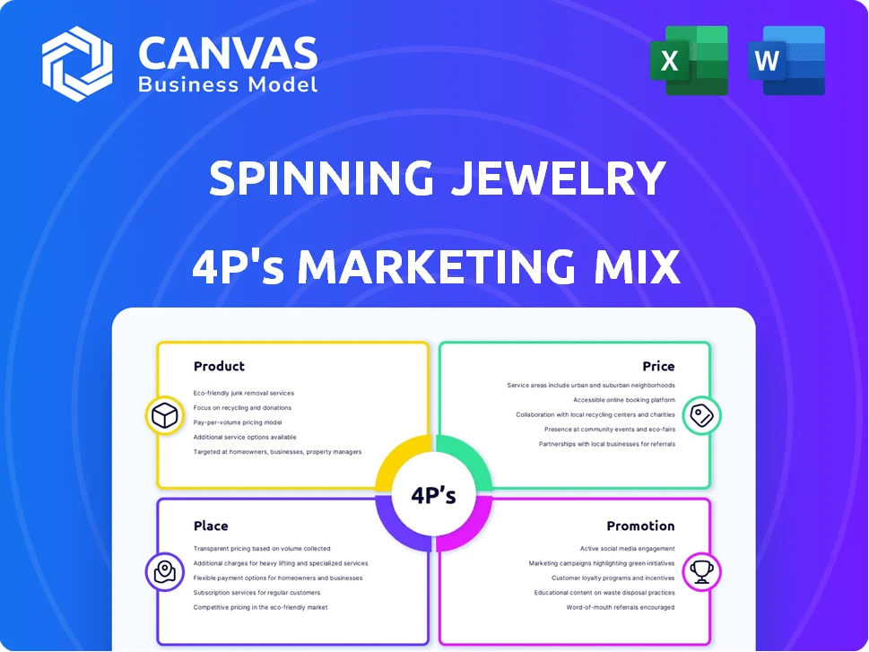 SPINNING JEWELRY MARKETING MIX TEMPLATE RESEARCH