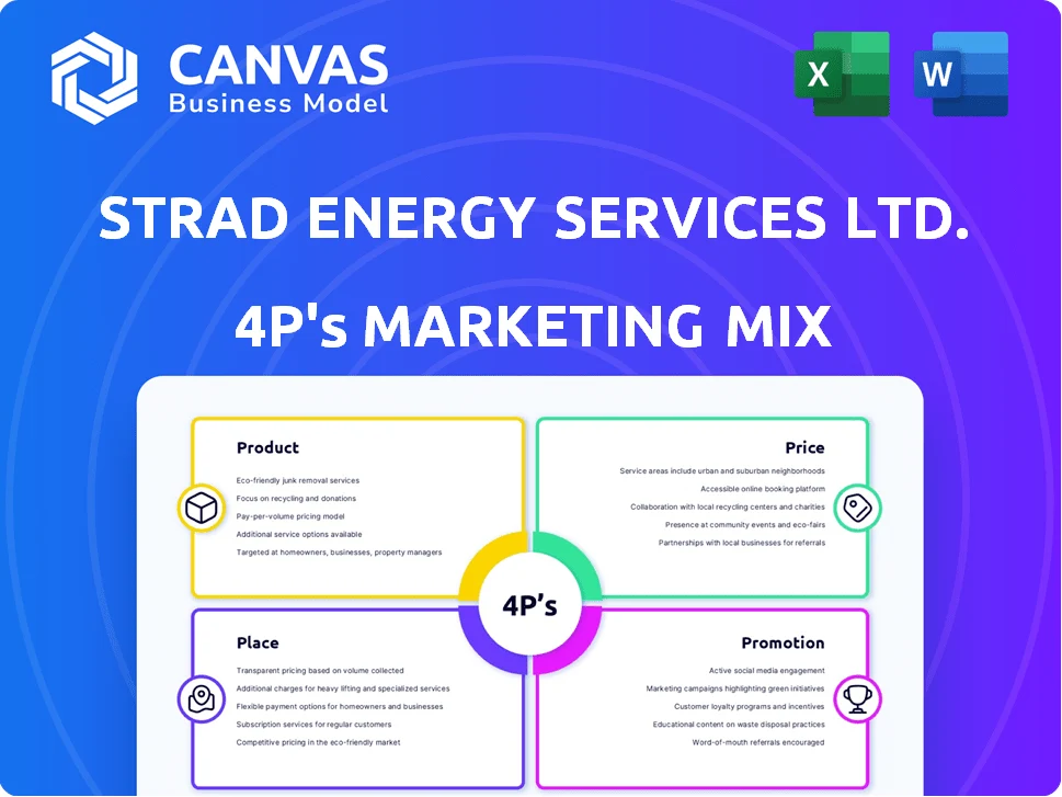 STRAD ENERGY SERVICES LTD. MARKETING MIX TEMPLATE RESEARCH