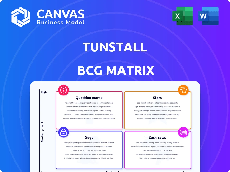 TUNSTALL BCG MATRIX TEMPLATE RESEARCH