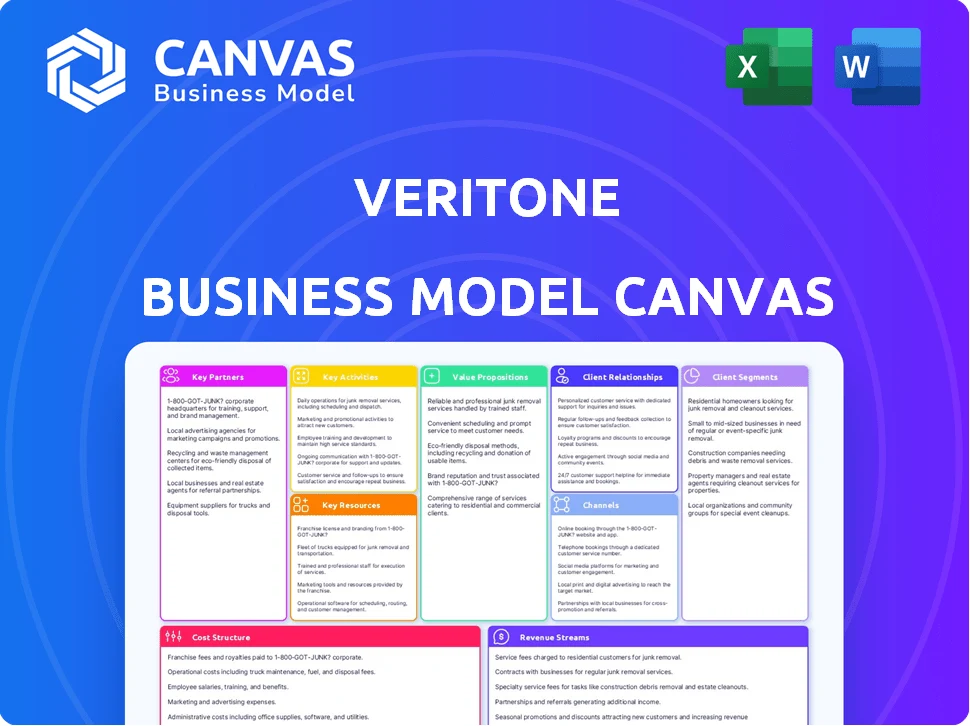 VERITONE BUSINESS MODEL CANVAS TEMPLATE RESEARCH
