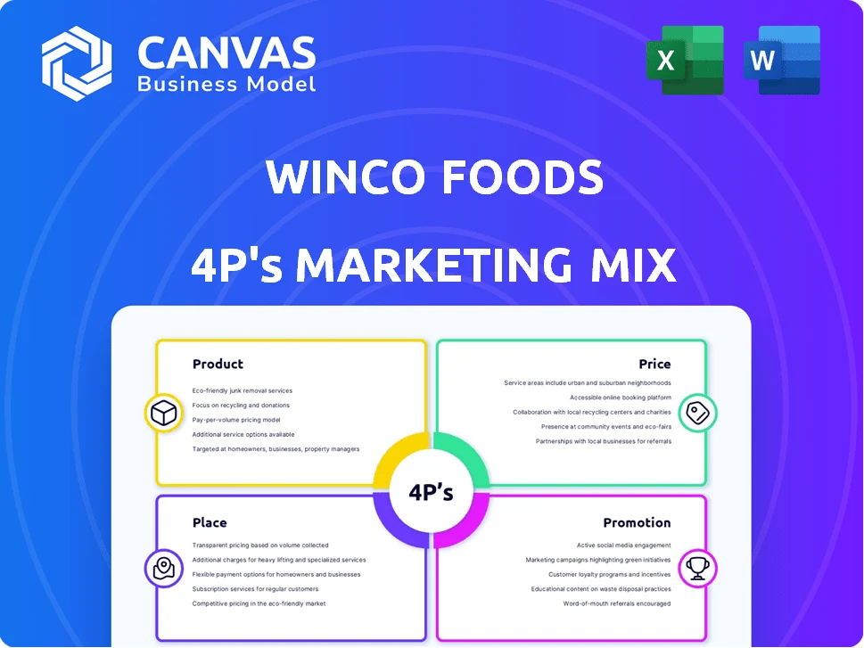WINCO FOODS MARKETING MIX TEMPLATE RESEARCH
